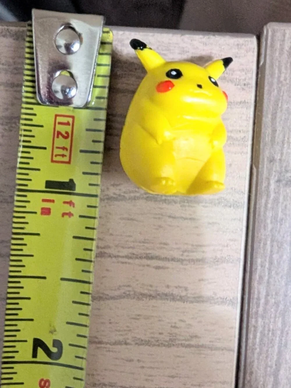Vintage Chunky Pikachu Mini Figure Pokemon Japan 90s Nintendo Collectible